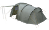 Боковая вентиляция наружного тента, вход тамбура растянут на 2 металлические стойки, входящие в комплект палатки